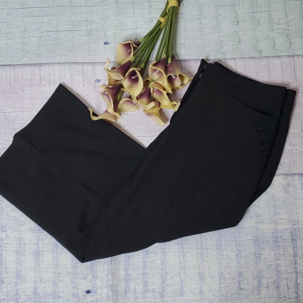 Karen Kane Embellished Pocket Pants
